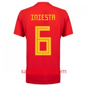 Spanien Fodboldtrøjer A_Iniesta 6 Dame Hjemmebanesæt VM 2018